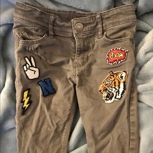 Toddler Boys Patchwork Jeans